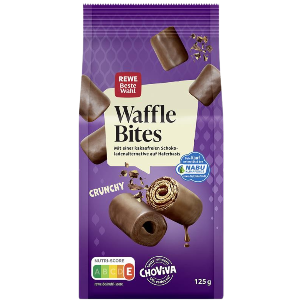 Rewe Beste Wahl Waffle Bites with ChoViva